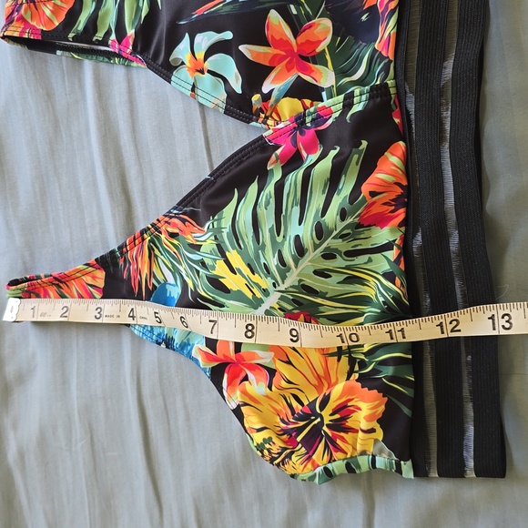 Tropical Floral Women's Swim Top - Picture 6 of 6